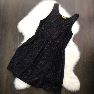 dee elle Navy Blue w/Gold Mini Dress